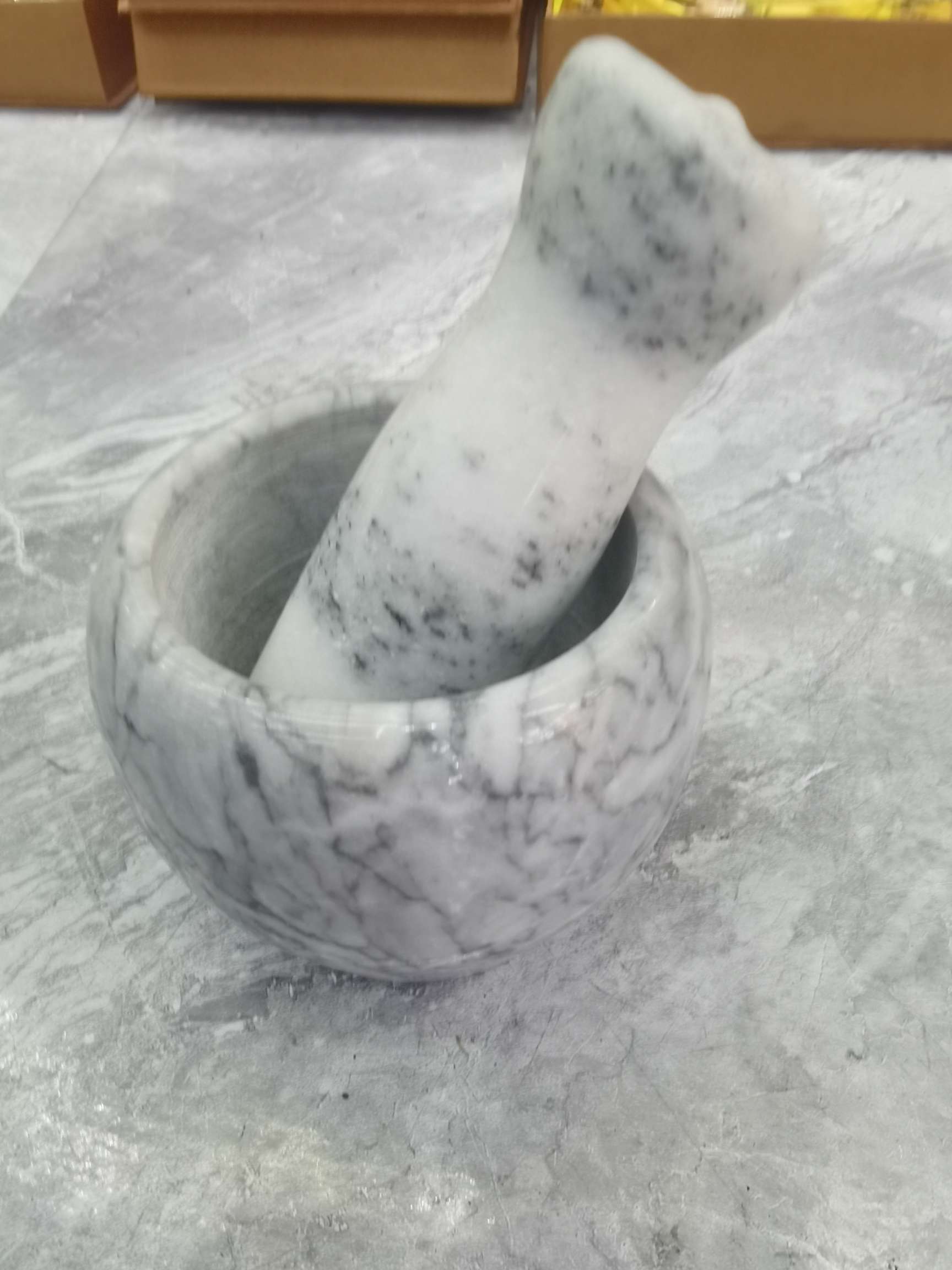 大理石蒜臼，石臼翡翠观音平安扣玉石工艺品礼品玉器工艺品