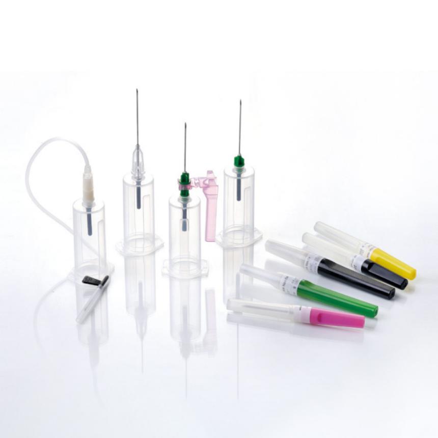 The thin-walled venous blood collection needle has a fast blood collection speed and the catheter design is convenient for puncture Specification image
