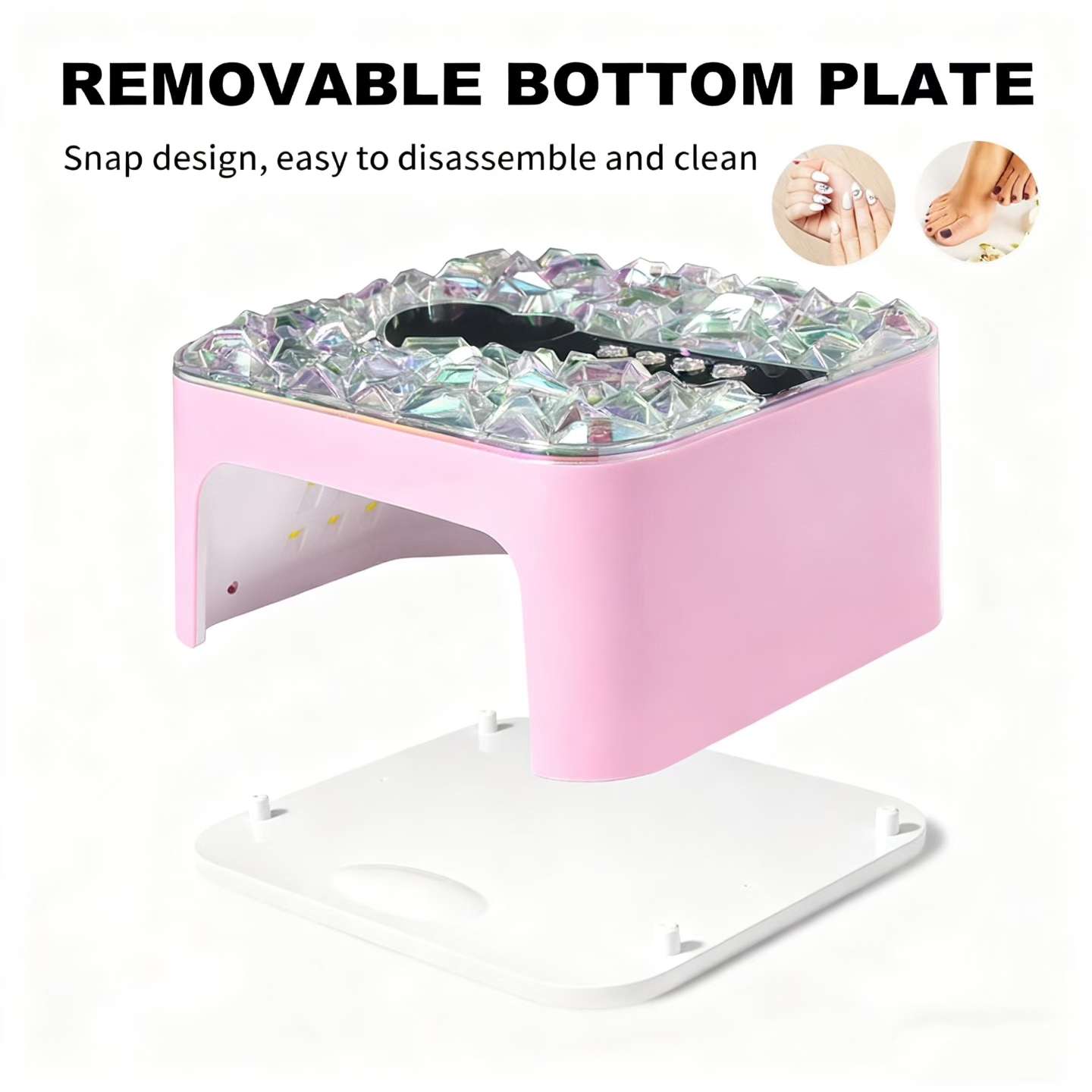 High-power nail art light therapy lamp for quick glue baking detail image 4