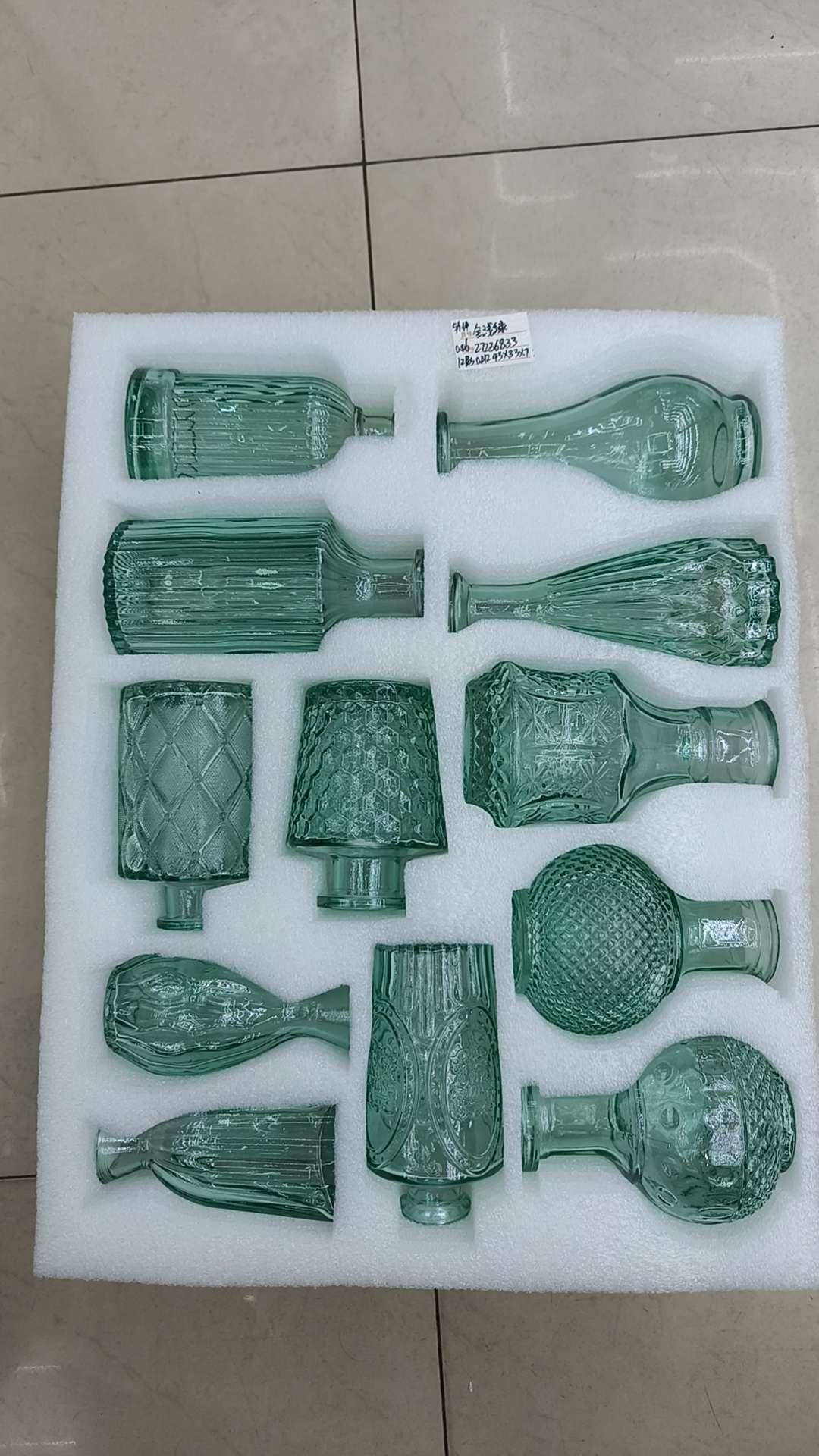 Glass bottles, vases, small bottles, daily necessities, glassware Item Picture