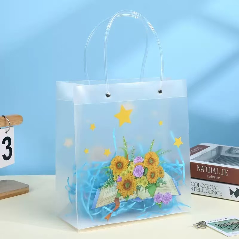 礼品袋/塑料袋/红酒瓶袋/塑料手提袋/包装袋子塑料白底实物图