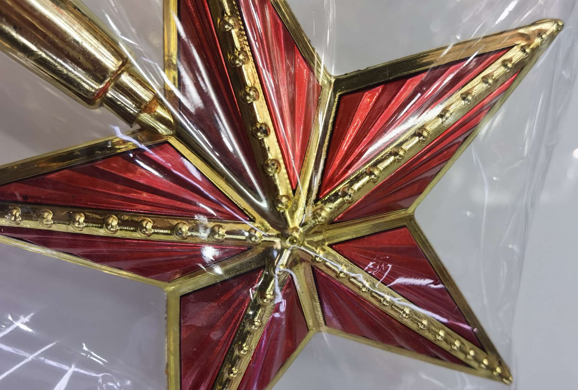 Three-dimensional tree top Star Christmas tree decoration and Christmas supplies detail image 2