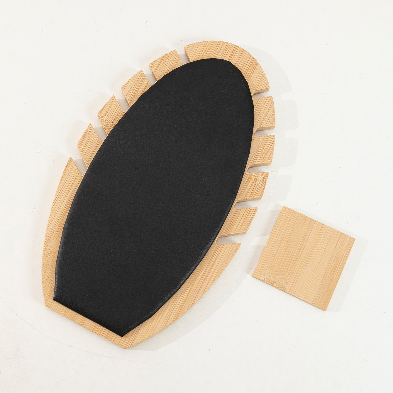轻奢饰品展示架/置物架/木质首饰收纳/木盒收纳盒/首饰展示盘细节图
