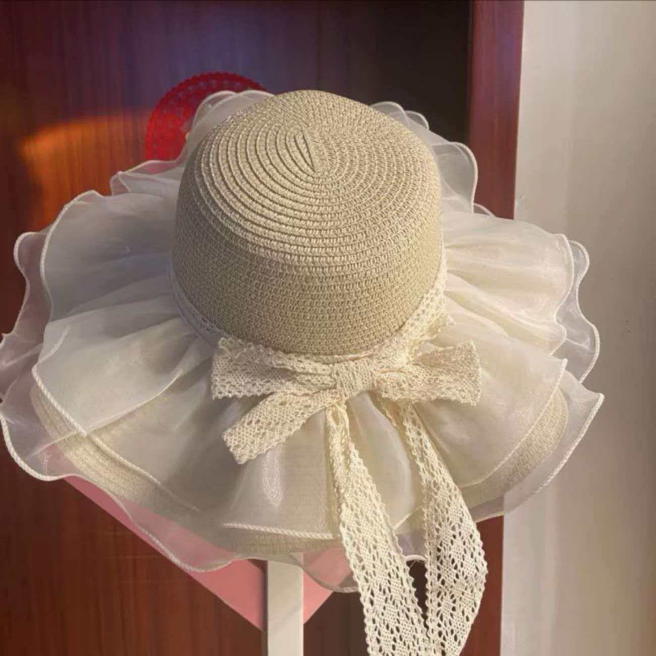 帽子/棒球帽/草帽/小麦秸秆草帽/夏季马尾帽产品图