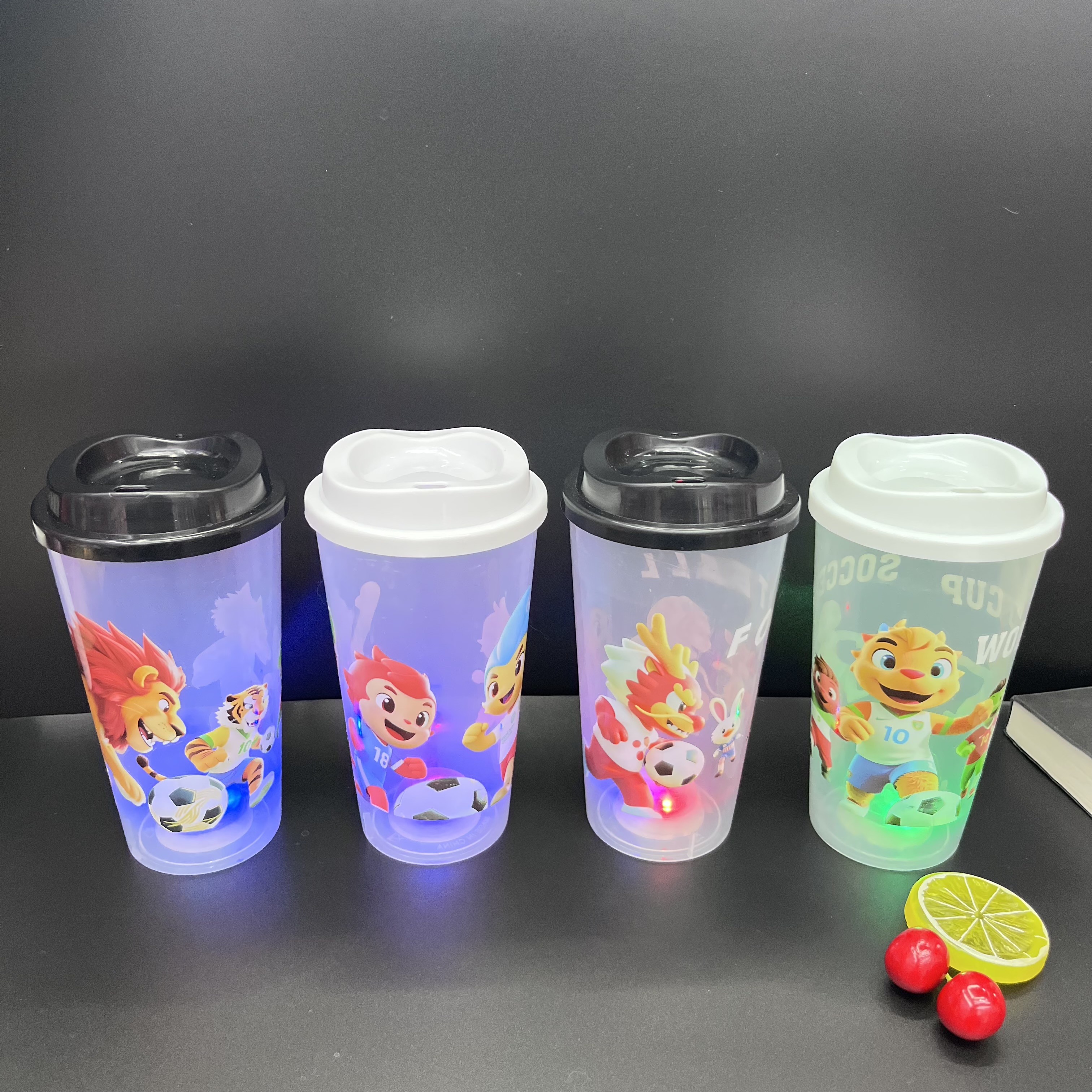 卡通儿童水杯塑料杯吸管杯便携可爱杯吸管水杯多用途多款式工厂直销日用百货详情2