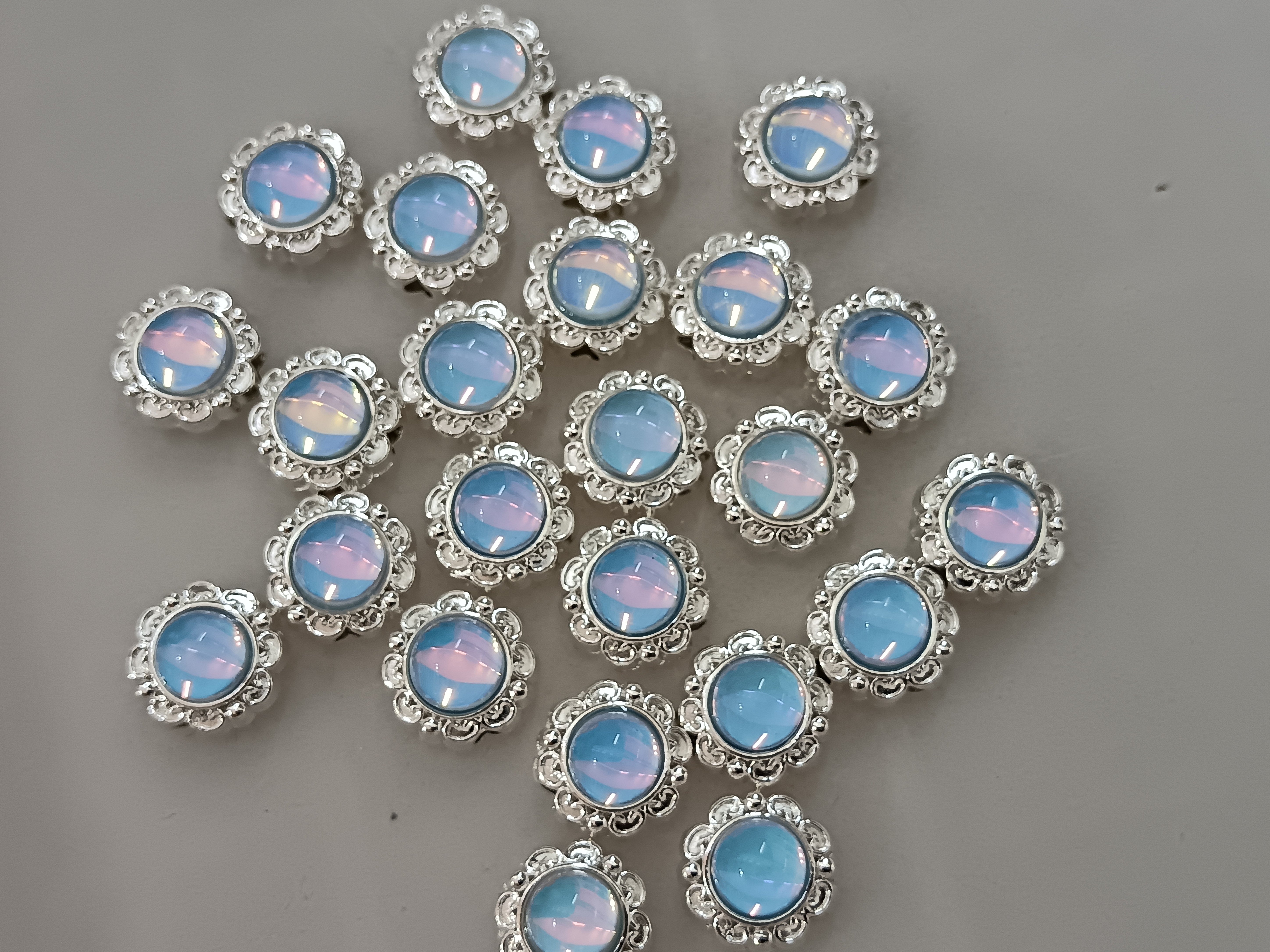 999纯银项链/翡翠观音/玉吊坠/八宝罗盘/吊坠产品图