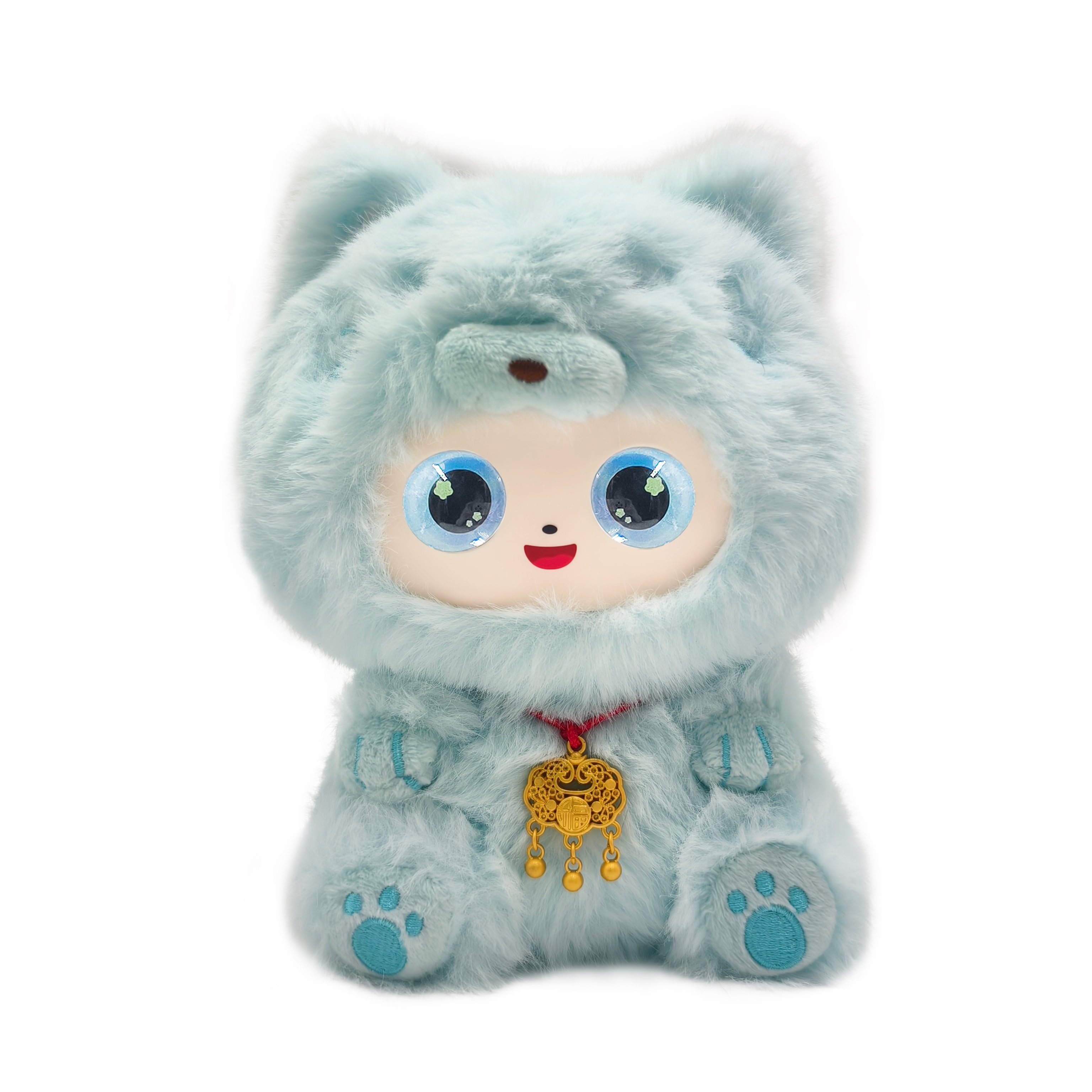【 Price to be negotiated 】 Officially authorized Little Joy Cat doll with a plush AI toy with a rubber face and cat head cover, factory direct supply