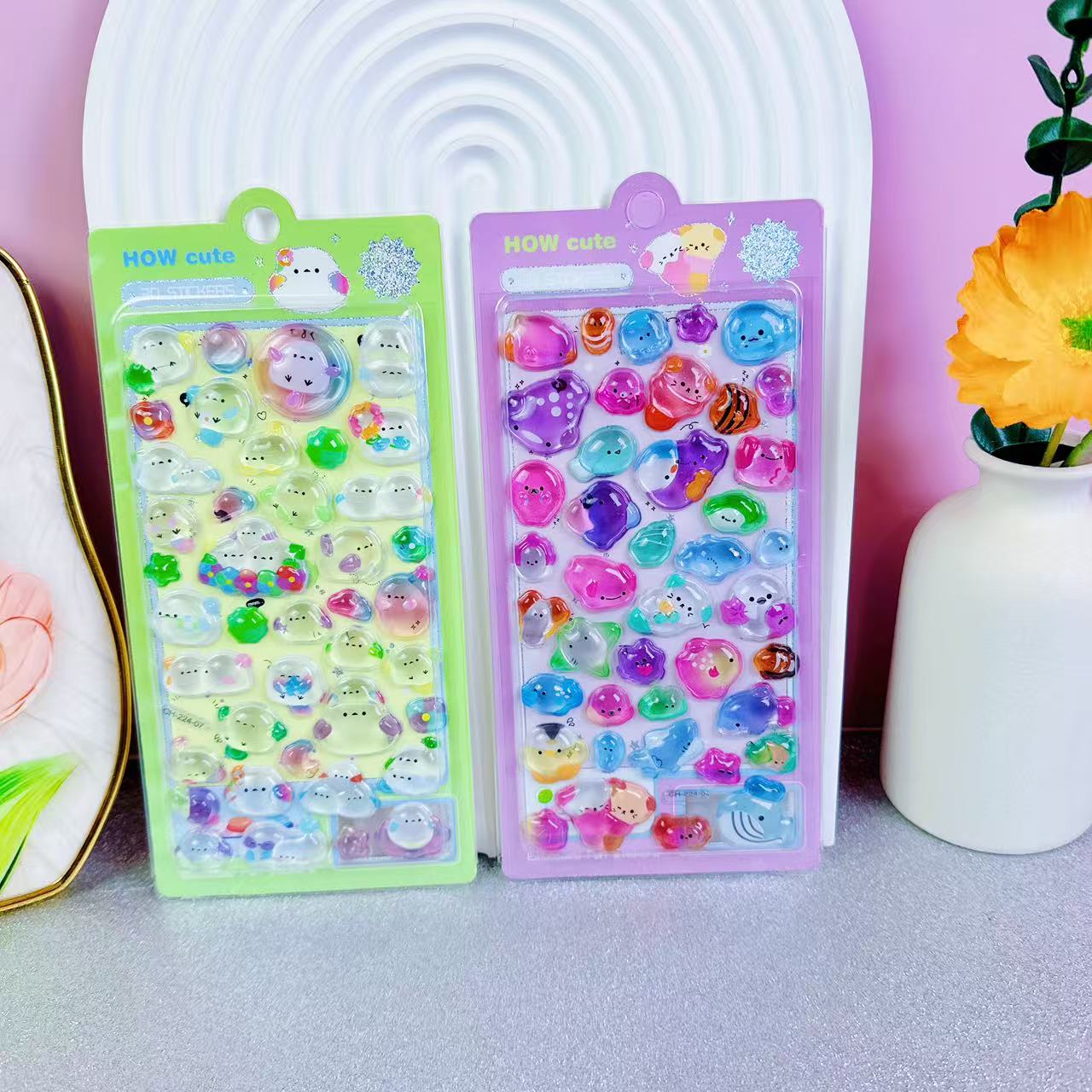 宝贴纸3D浮雕贴纸套装可爱造景贴纸水贴可选尺寸