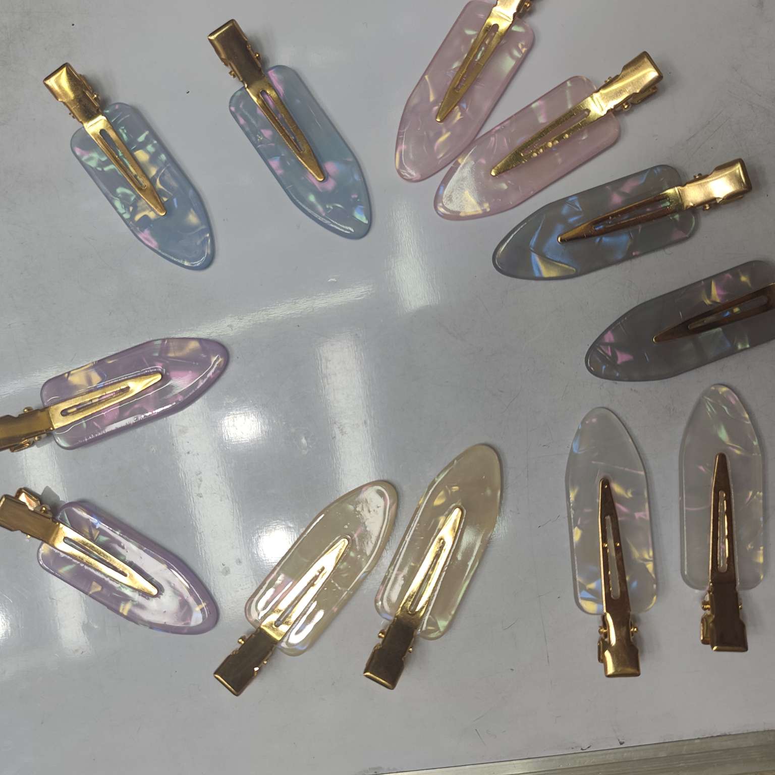 亚克力儿童发夹婚礼发饰派对头箍发梳头饰套装180g发饰亚克力儿童发夹1