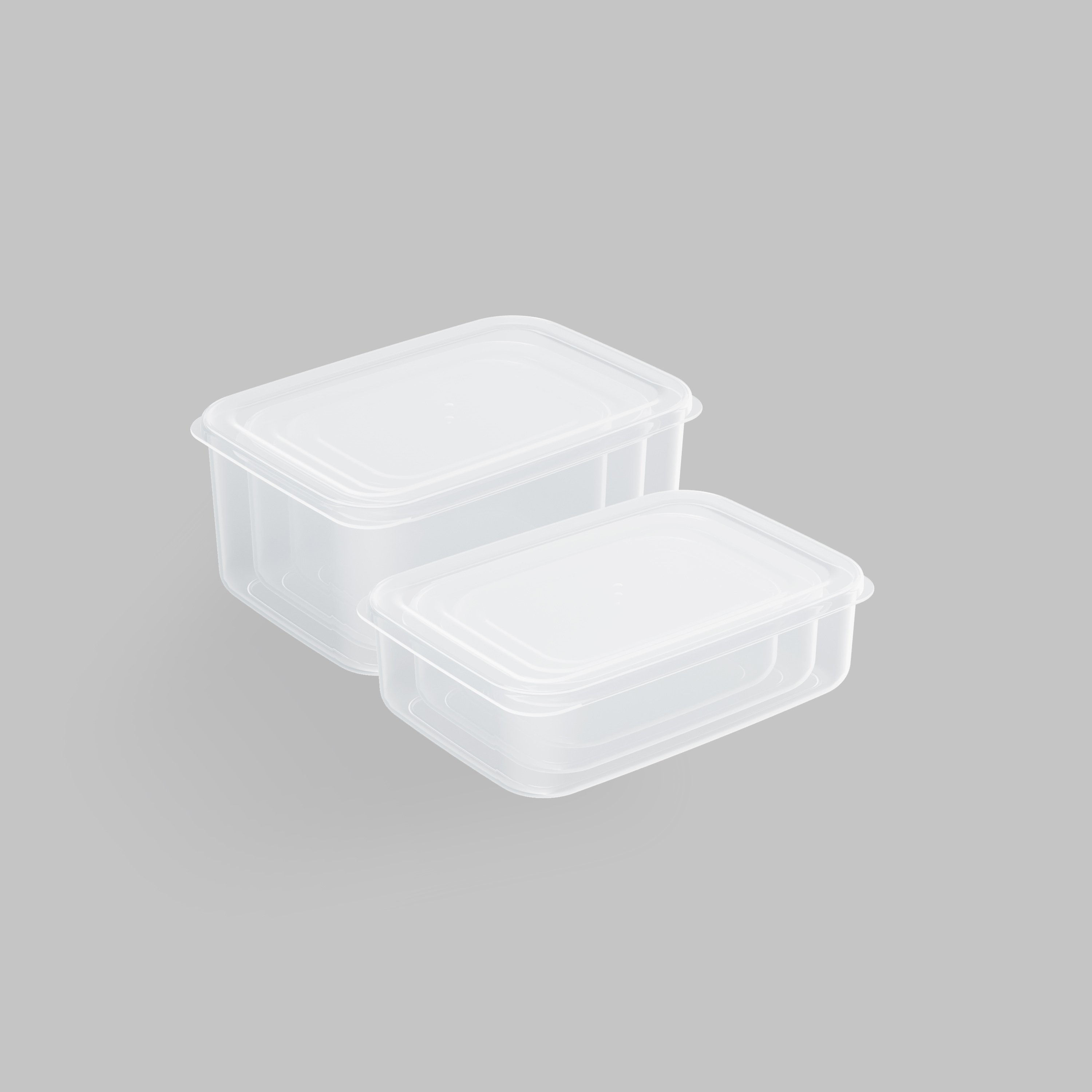 达爱丝六件套收纳盒饭菜水果便当盒可加热冷藏桌上厨房浴室收纳