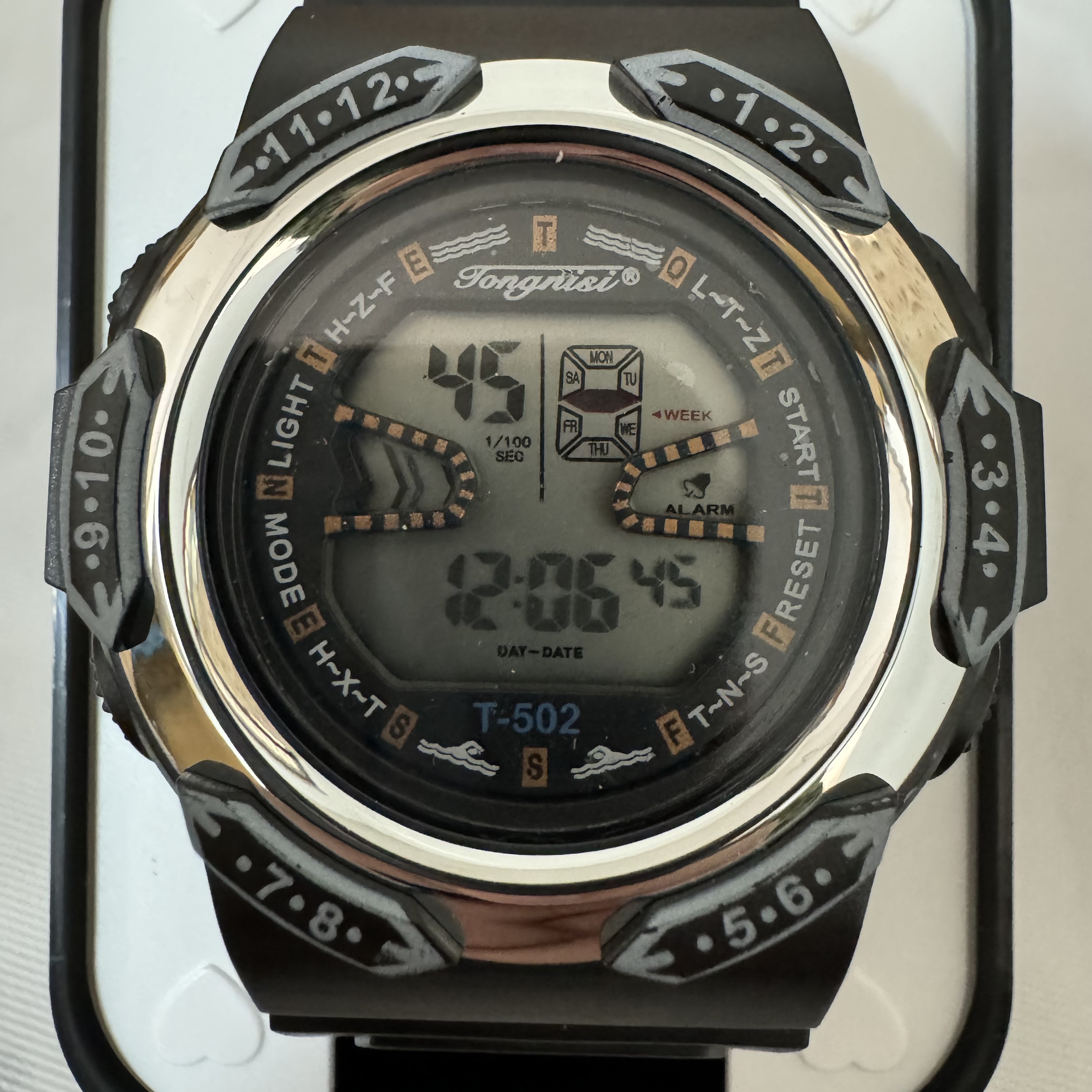 Multi-functional waterproof student luminous outdoor sports electronic watch Douyin Live streaming one-piece consignment factory wholesale 502 details Picture