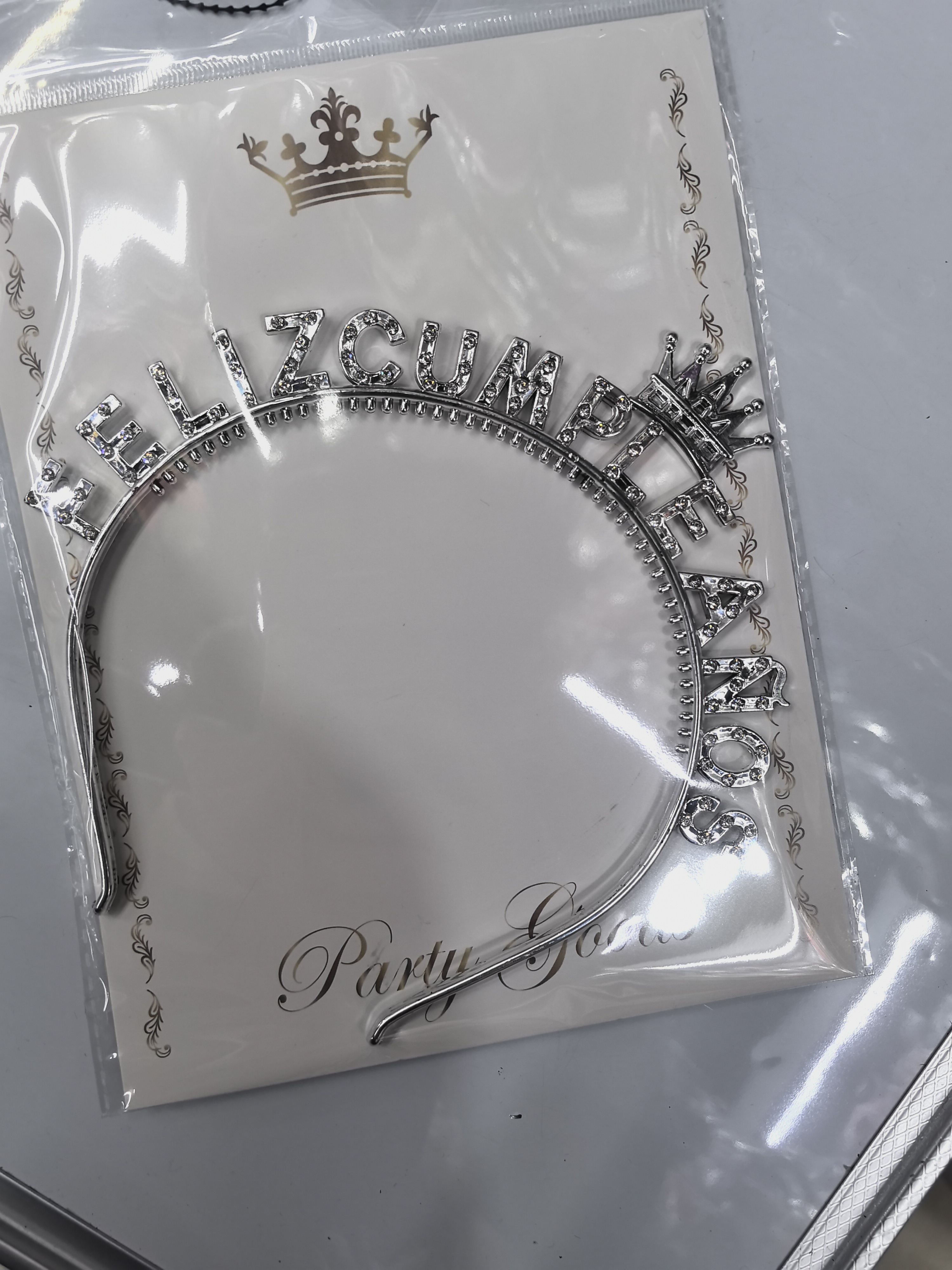 西语生日头扣产品图