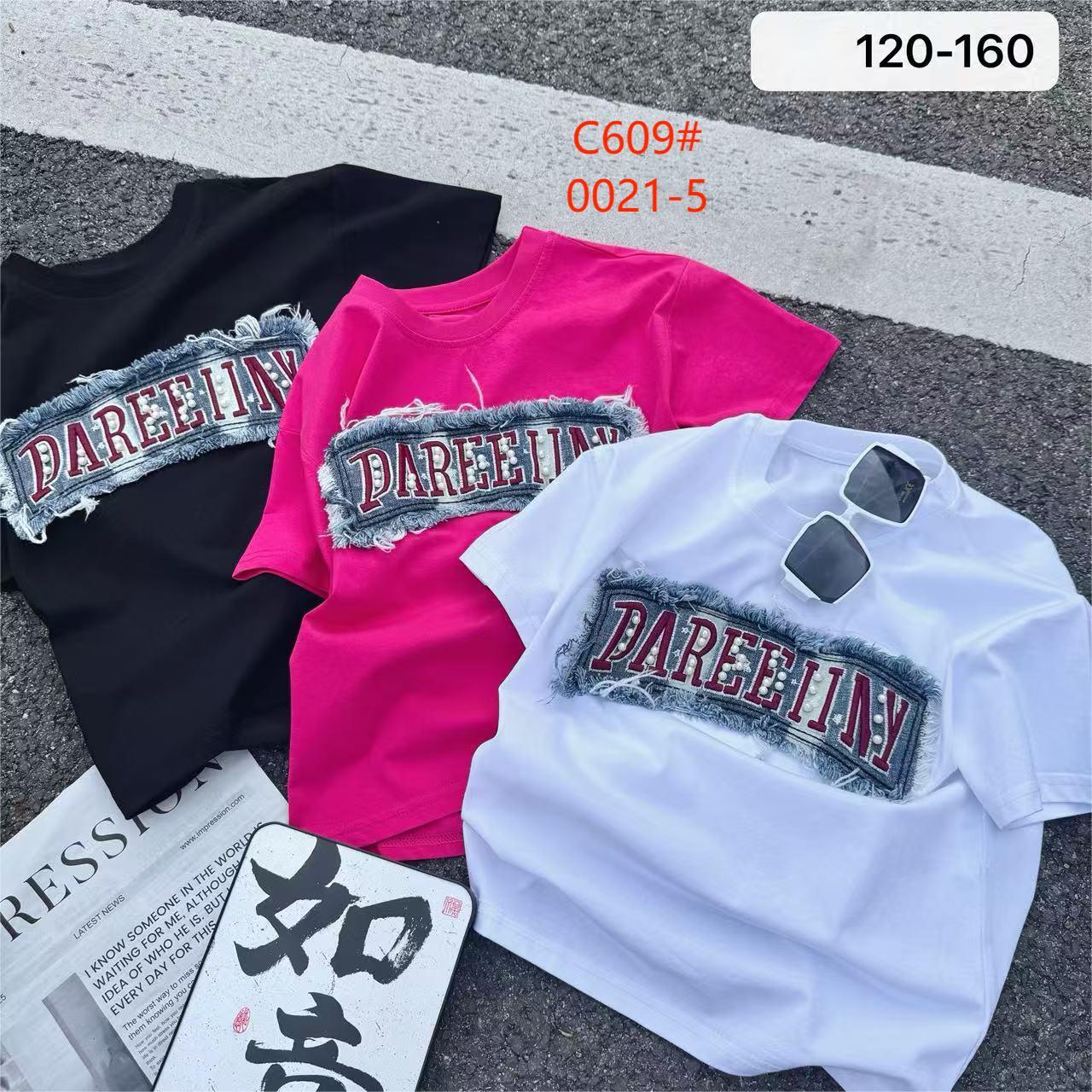 童装女童短袖休闲/红酒网兜/打底衫白底实物图