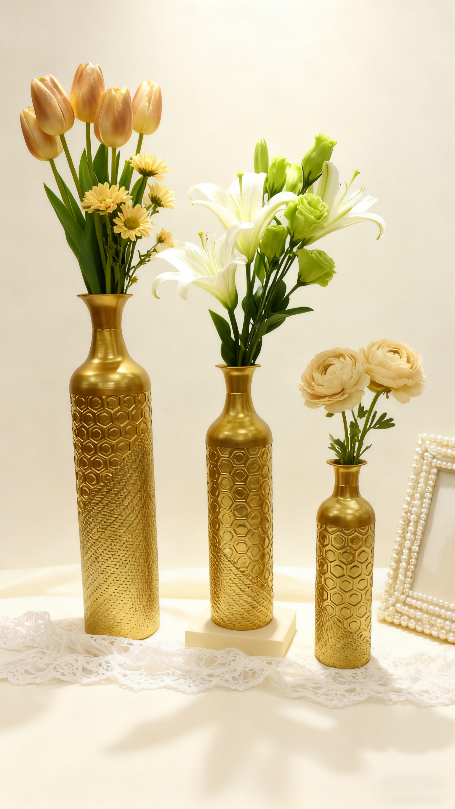 花瓶/素胚/琉璃花瓶/陶瓷玻璃花瓶/透明亚克力花瓶细节图