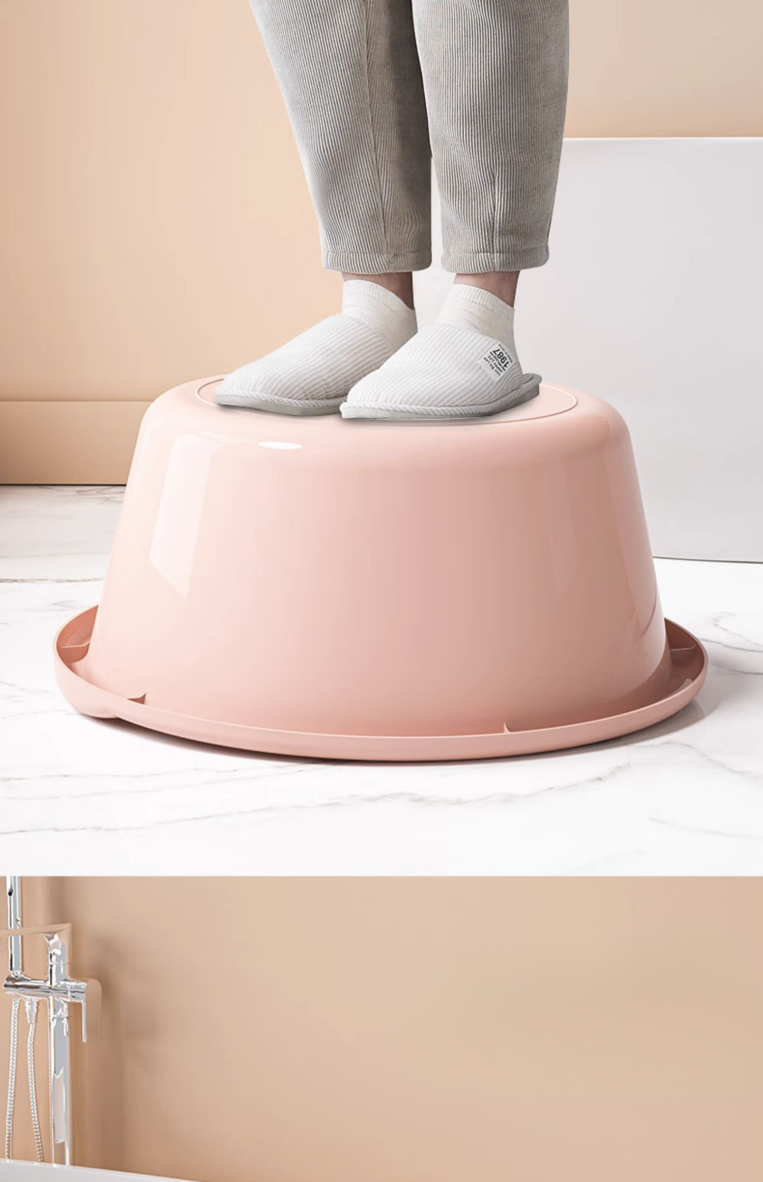 实色洗脸盆盆子家用脸盆塑料盆洗衣盆大盆大号特大洗衣服加厚耐用详情5