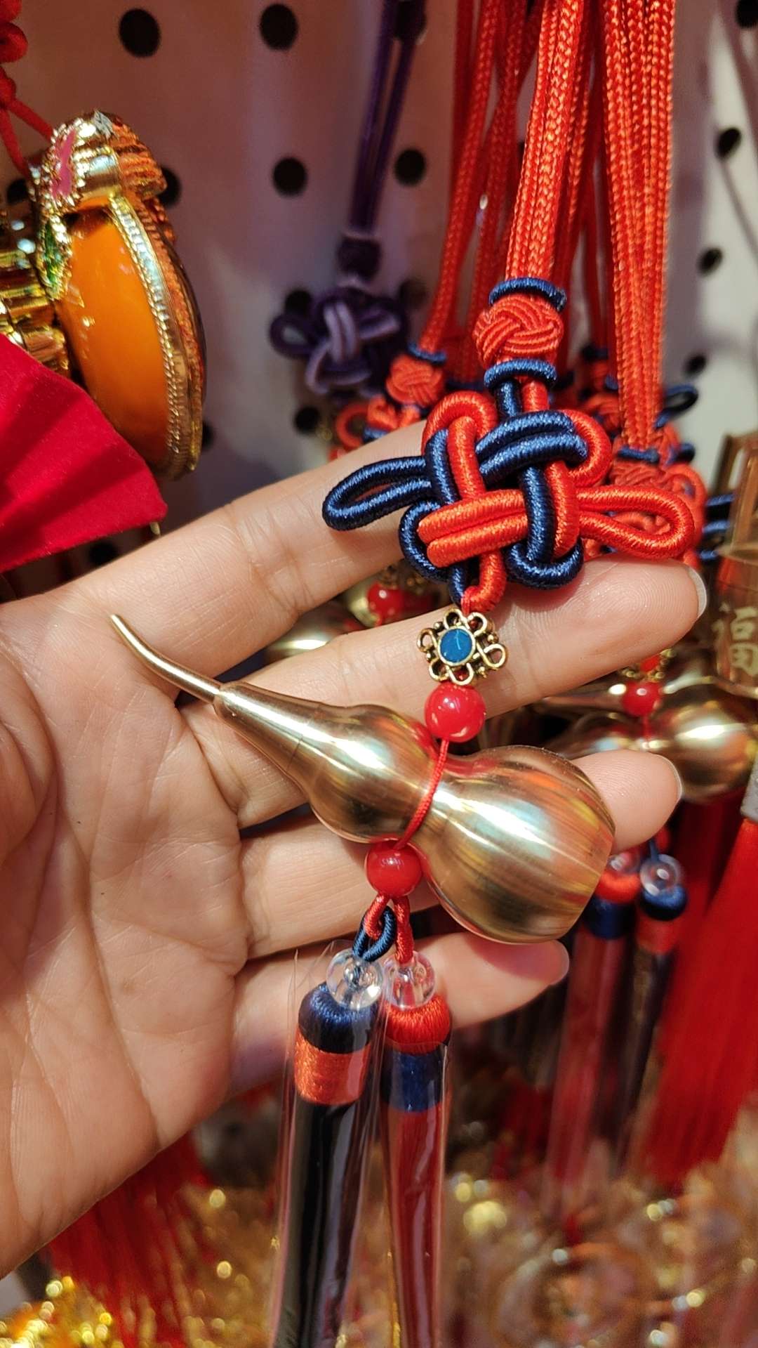 新年工艺品合金葫芦中国结挂件文化节庆用品中国结装饰新年挂饰