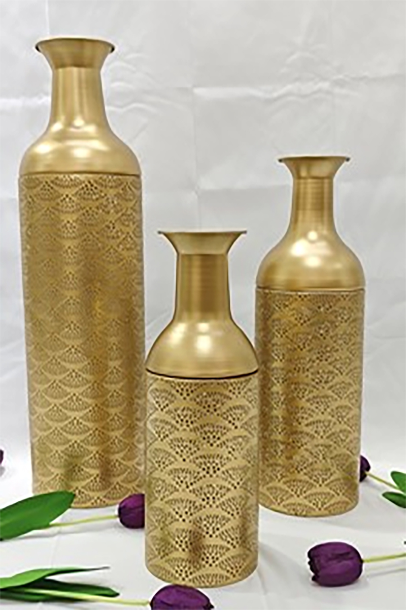 装饰品铁艺花瓶简约风格家居摆件客厅装饰品