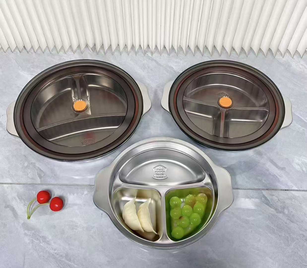 饭盒/211饭盒/玻璃饭盒/开学季/抽真空玻璃餐盒产品图