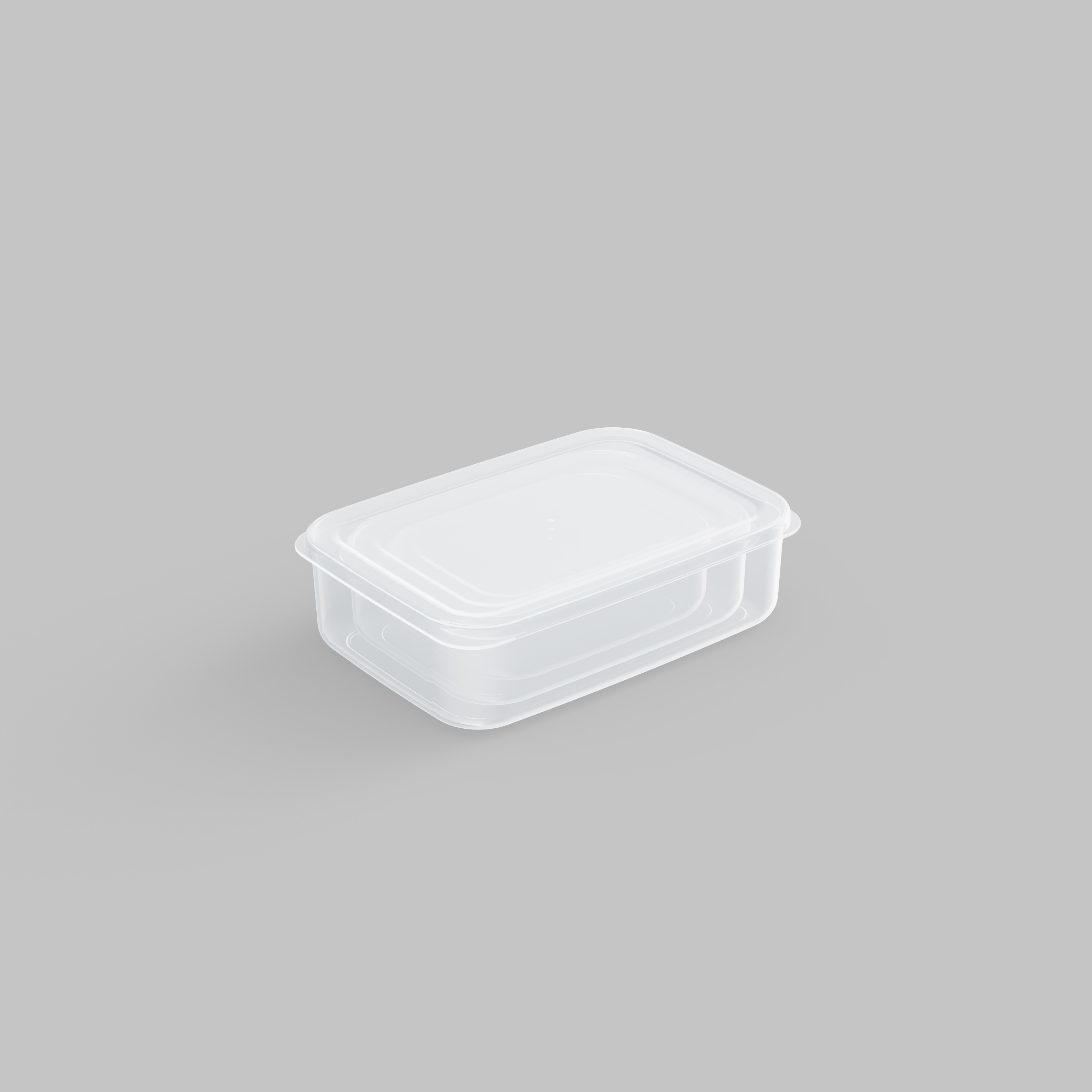 达爱丝六件套收纳盒矮款透明猫饭盒冻肉盒可加热冷藏携带便捷