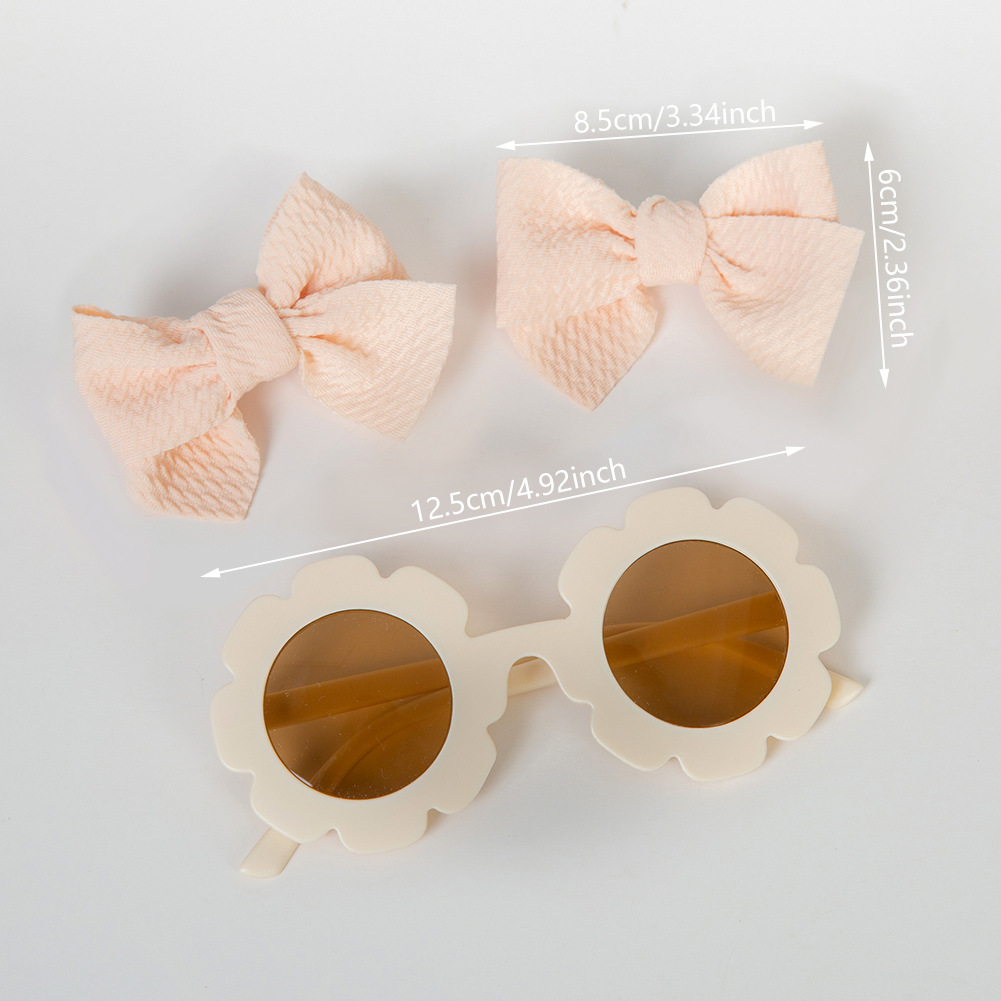 Popular children's sunglasses sets, best-selling children's hair clips and headwear, children's hair accessories detail image 3