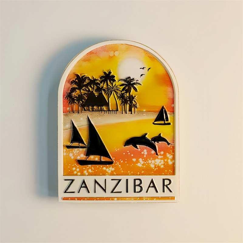 Palau creative tourism commemorative gifts, three-dimensional painted and printed resin magnetic stickers, fridge magnets, collection decorations, souvenirs, exquisite handicrafts detail image 11