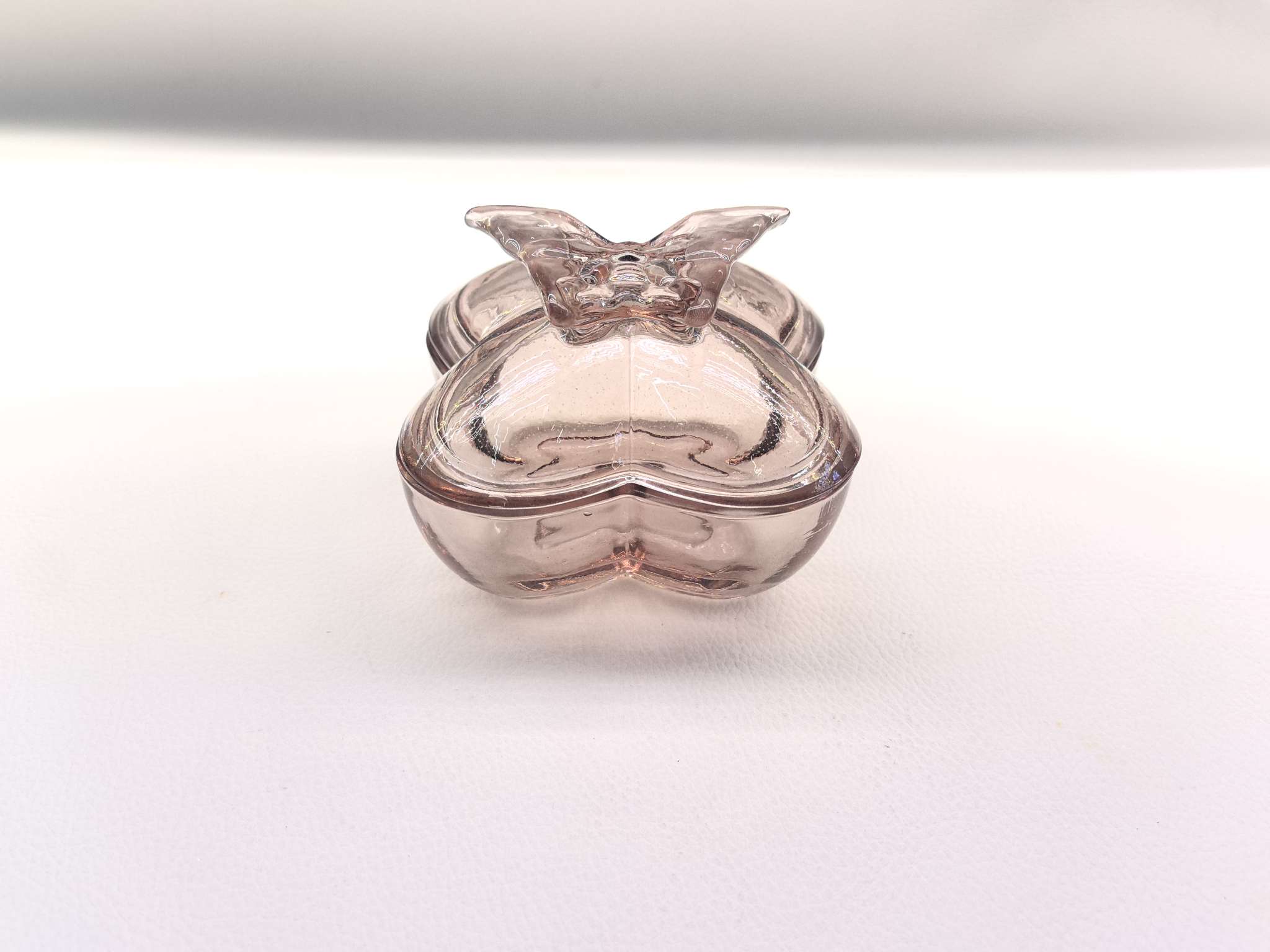 马年大吉之势不可挡新颖喷色四方蝴蝶玻璃首饰盒家居装饰工艺品玻璃制品