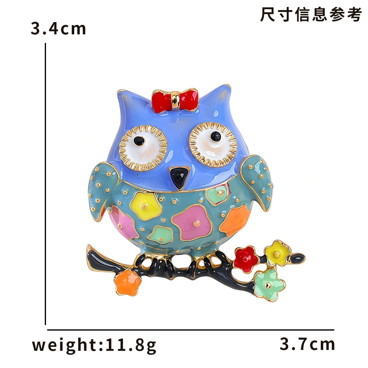 银饰胸针/胸针/滴油徽章/滴油胸针徽章/胸针女士收腰时尚产品图