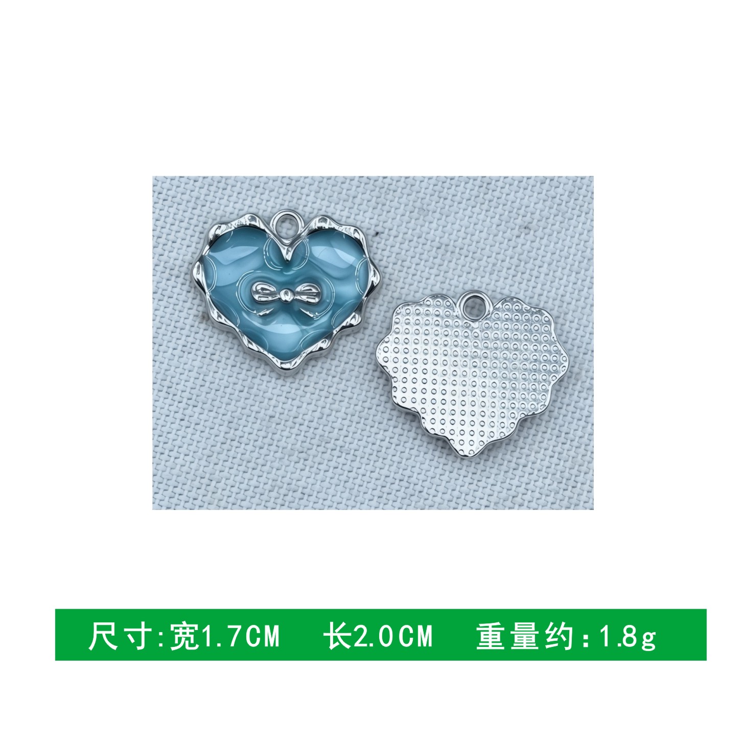 合金配件挂饰，桃心多色搭配，环保金色，项链，耳环，挂坠DIY饰品配件