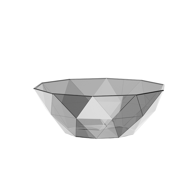 果盘/干果摆放盘/水果篮/堅果分隔容器/餐具白底实物图
