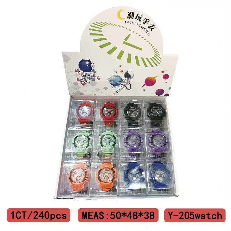 YITONG yitong basic reloj electrónico de alto rendimiento duradero estudiante clase uso diario especial y-205 basic reloj electrónico redondo color hombres Y mujeres lavado de manos a prueba de agua brillante reloj deportivo tendencia Application Scenario