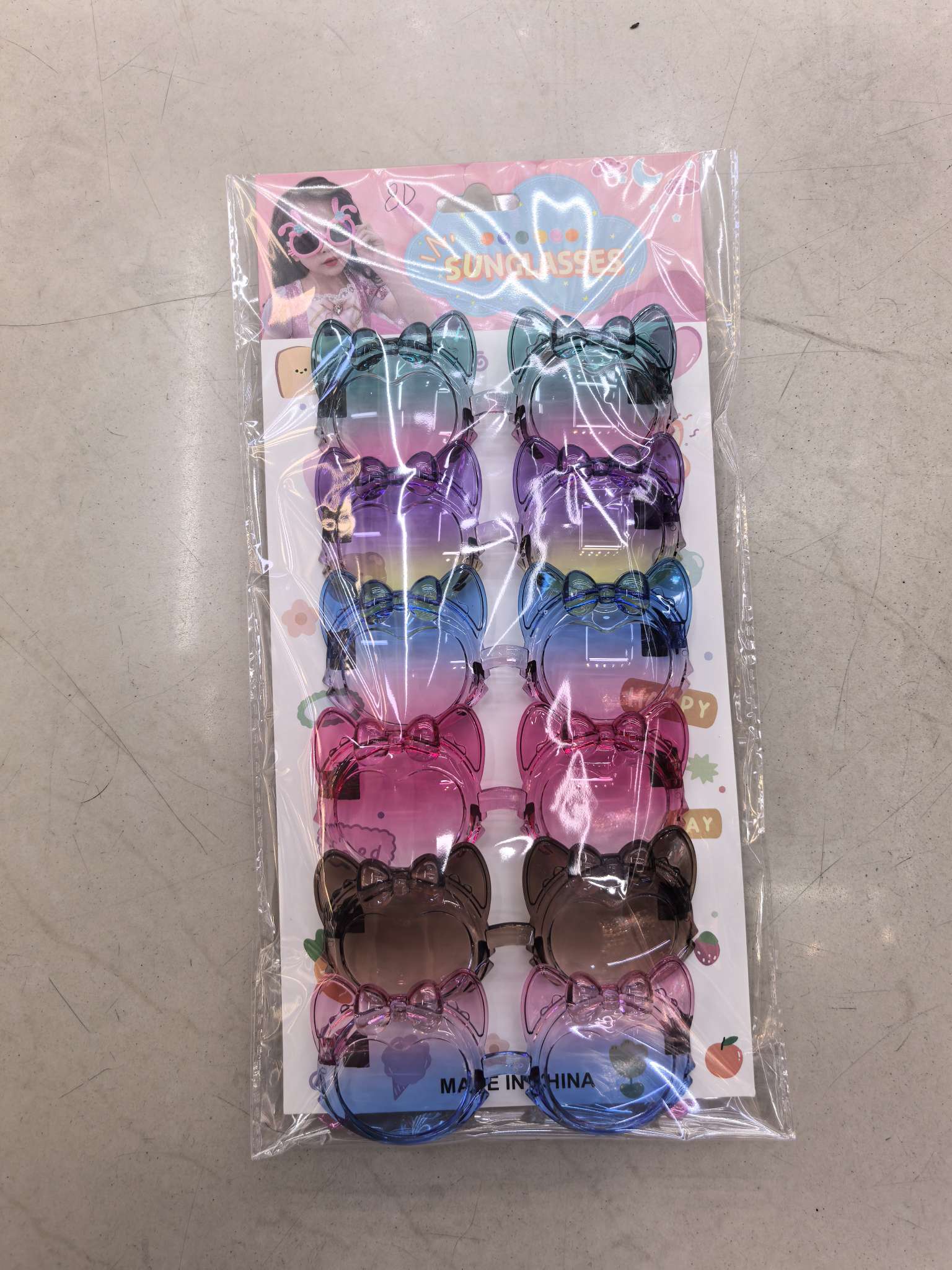 亚克力儿童发夹一次性皮筋头饰发饰儿童发夹可爱造型亚克力儿童发夹一次性皮筋儿童发夹产品图
