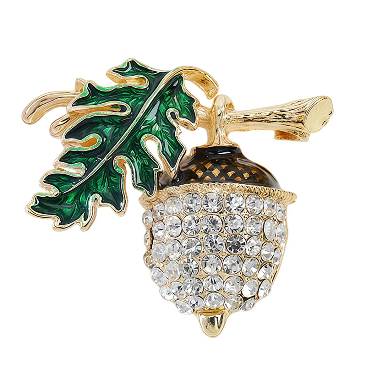 跨境合金胸针女士收腰时尚滴油徽章橡果松果胸针装饰品胸花别针胸针