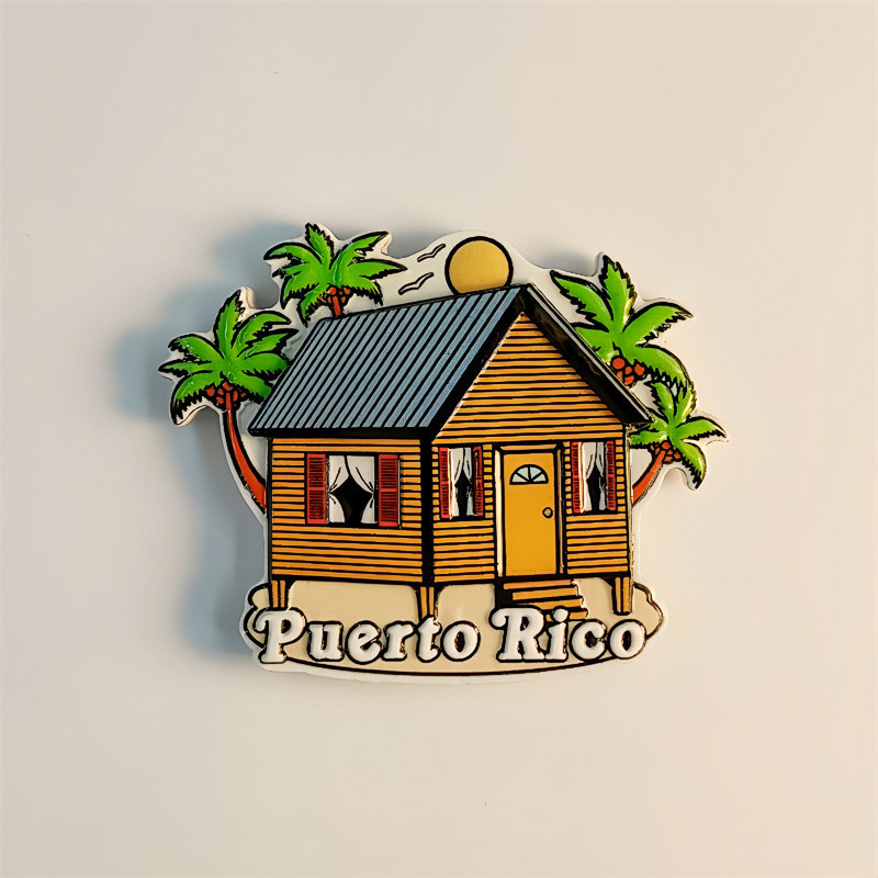 Palau creative tourism commemorative gifts, three-dimensional painted and printed resin magnetic stickers, fridge magnets, collection decorations, souvenirs, exquisite handicrafts detail image 12