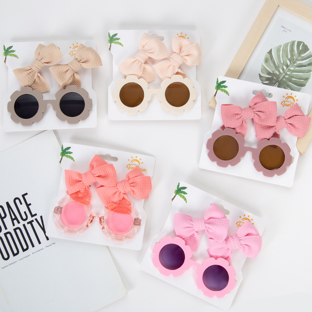 Popular children's sunglasses sets, best-selling children's hair clips and headwear, children's hair accessories