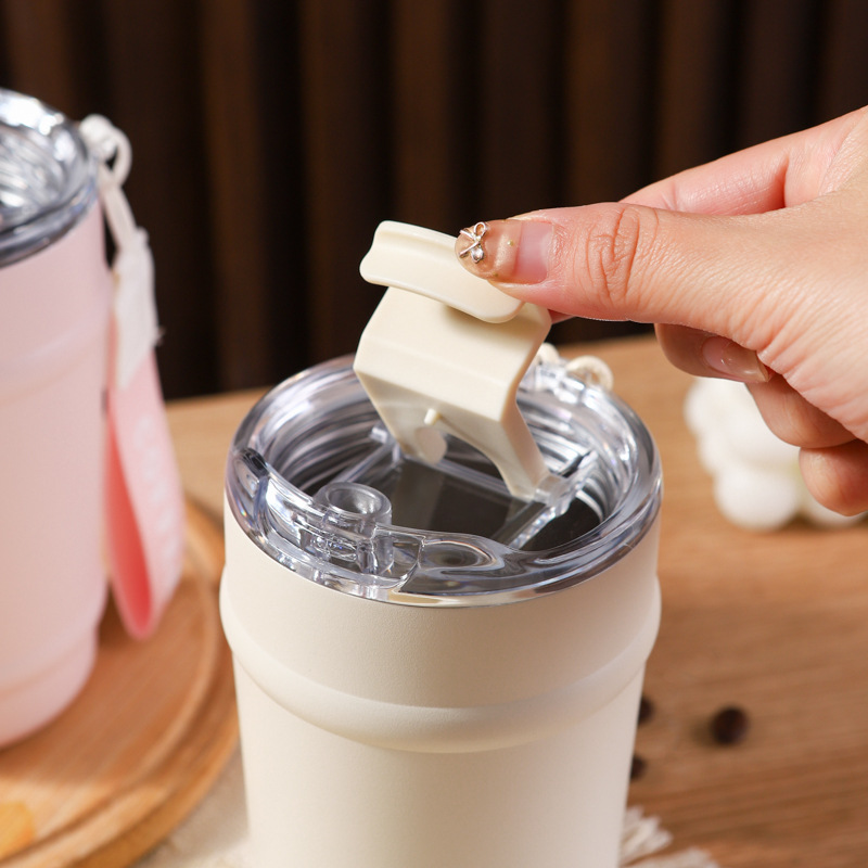 304 Stainless Steel Thermos Tumbler 350ML Coffee Vacuum Cup 详情6