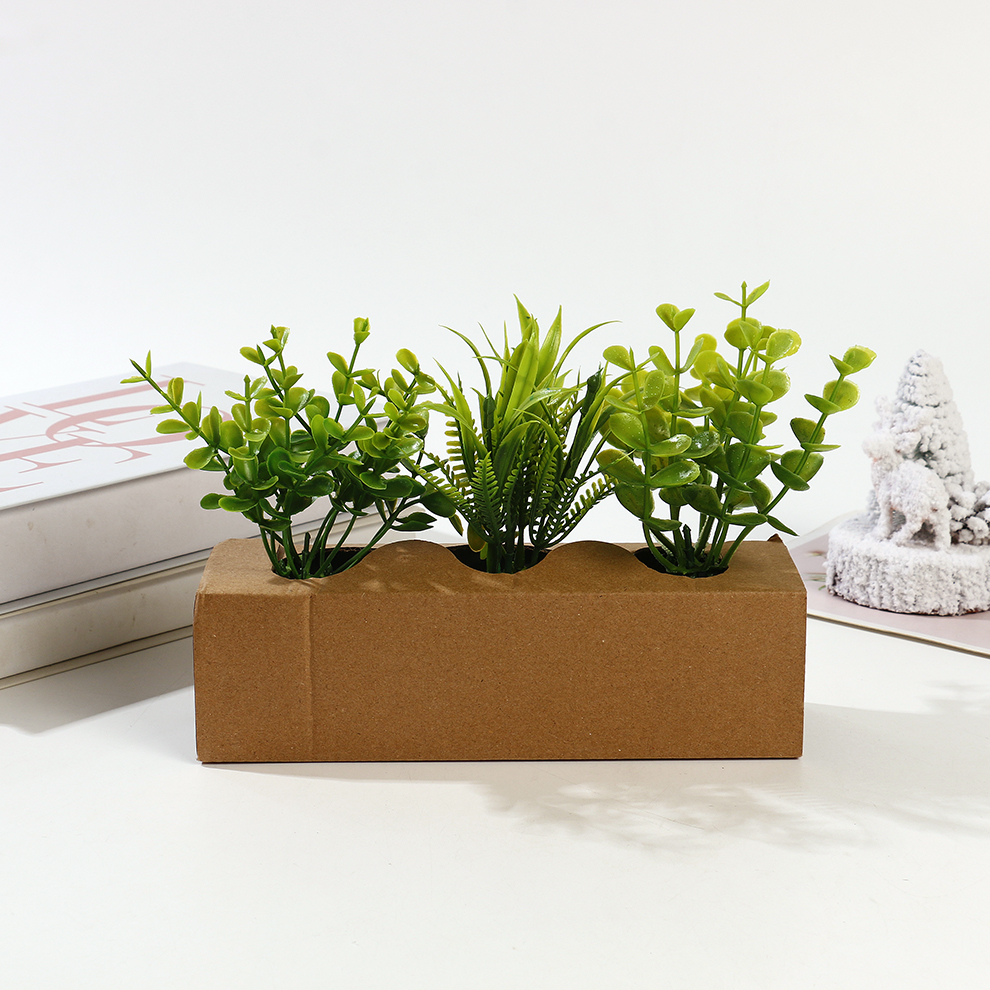Plastic handicrafts, artificial plant ornaments, Christmas decorations, home decorations, country-style artificial flowers and plants