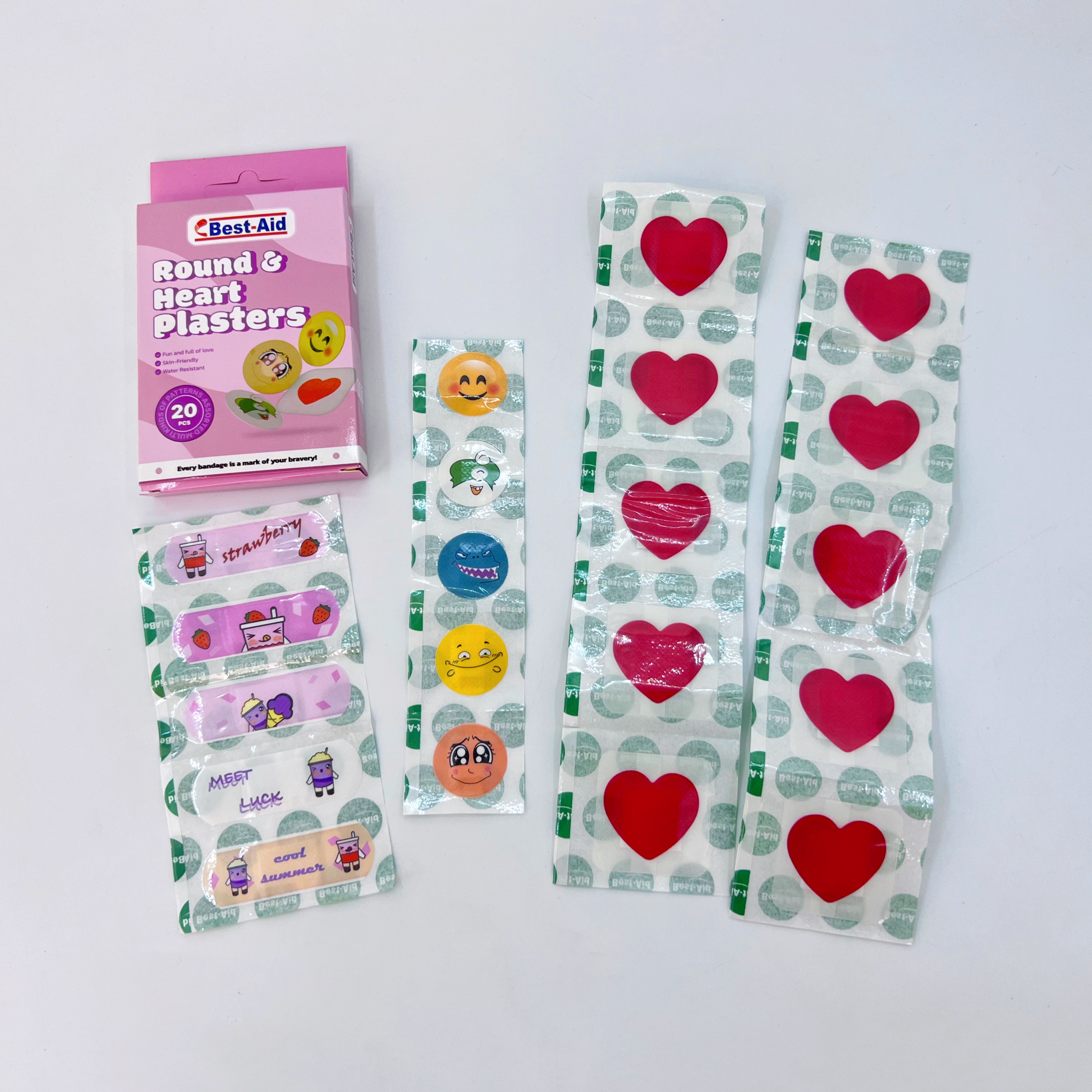 BEST-AID combination band-aids, various models of band-aids, medical supplies, medical consumables Specification image