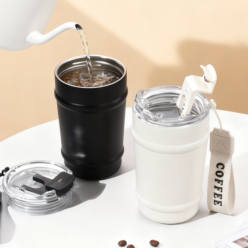 304 Stainless Steel Thermos Tumbler 350ML Coffee Vacuum Cup 详情10