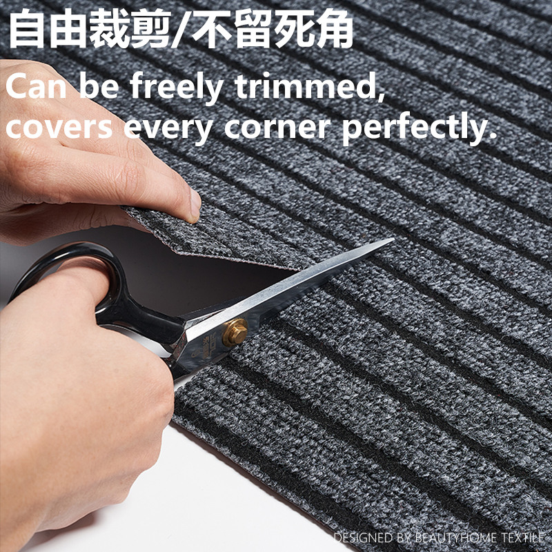 Household entrance hall foot MATS, anti-slip entrance door floor MATS, customizable door MATS, kitchen waterproof and oil-proof MATS, commercial entrance flat laying rolls Application Scenario