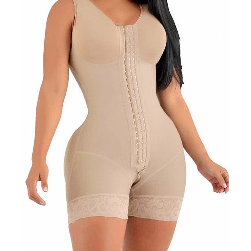 Adjustable shoulder strap mesh corset, waist-cinching and belt-slimming body garment, large-sized hip-lifting shaping one-piece shaping and body garment, one-piece underwear, shaping and slimming underwear, one-piece underwear