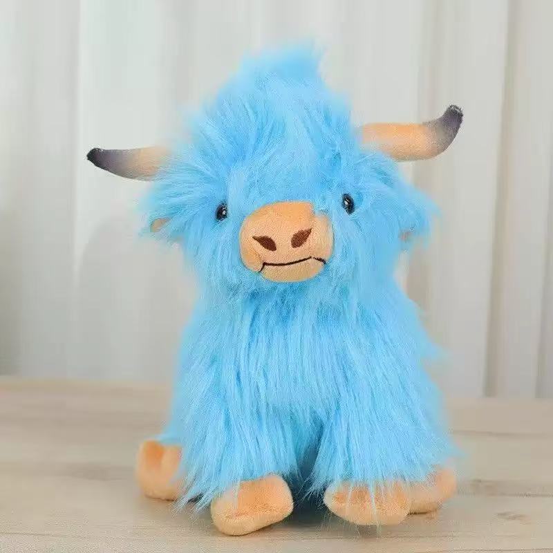 Wholesale of Scottish Highland cow plush toys, trendy dolls, crying babies, plush toys Item Picture