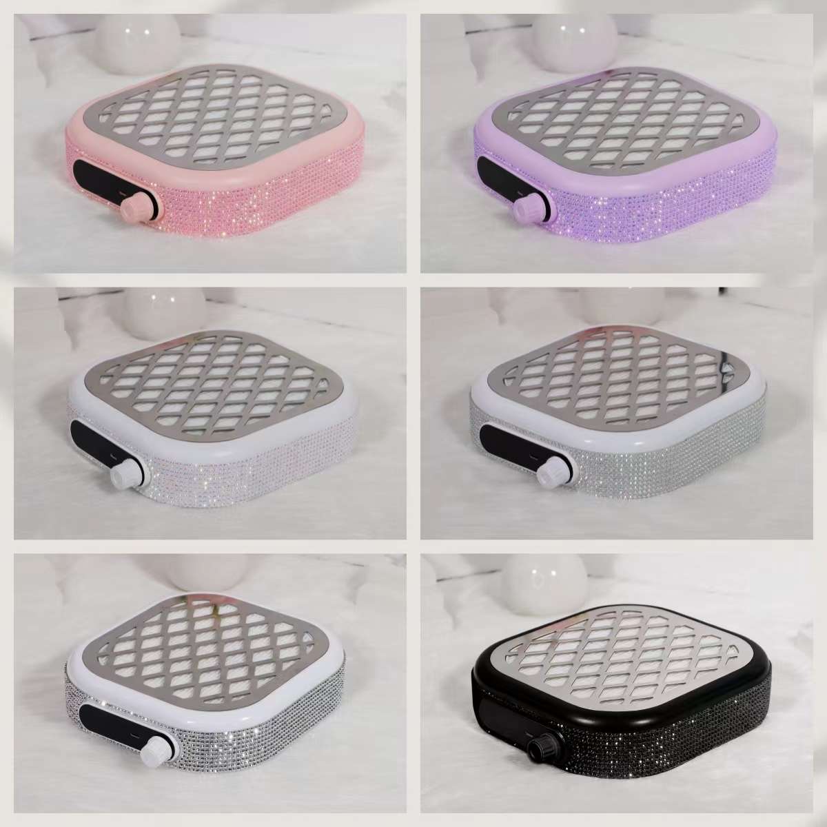 Portable battery-powered nail vacuum cleaner, high-power and high-speed nail vacuum cleaner without cannon dust, desktop mobile nail vacuum cleaner detail image 7