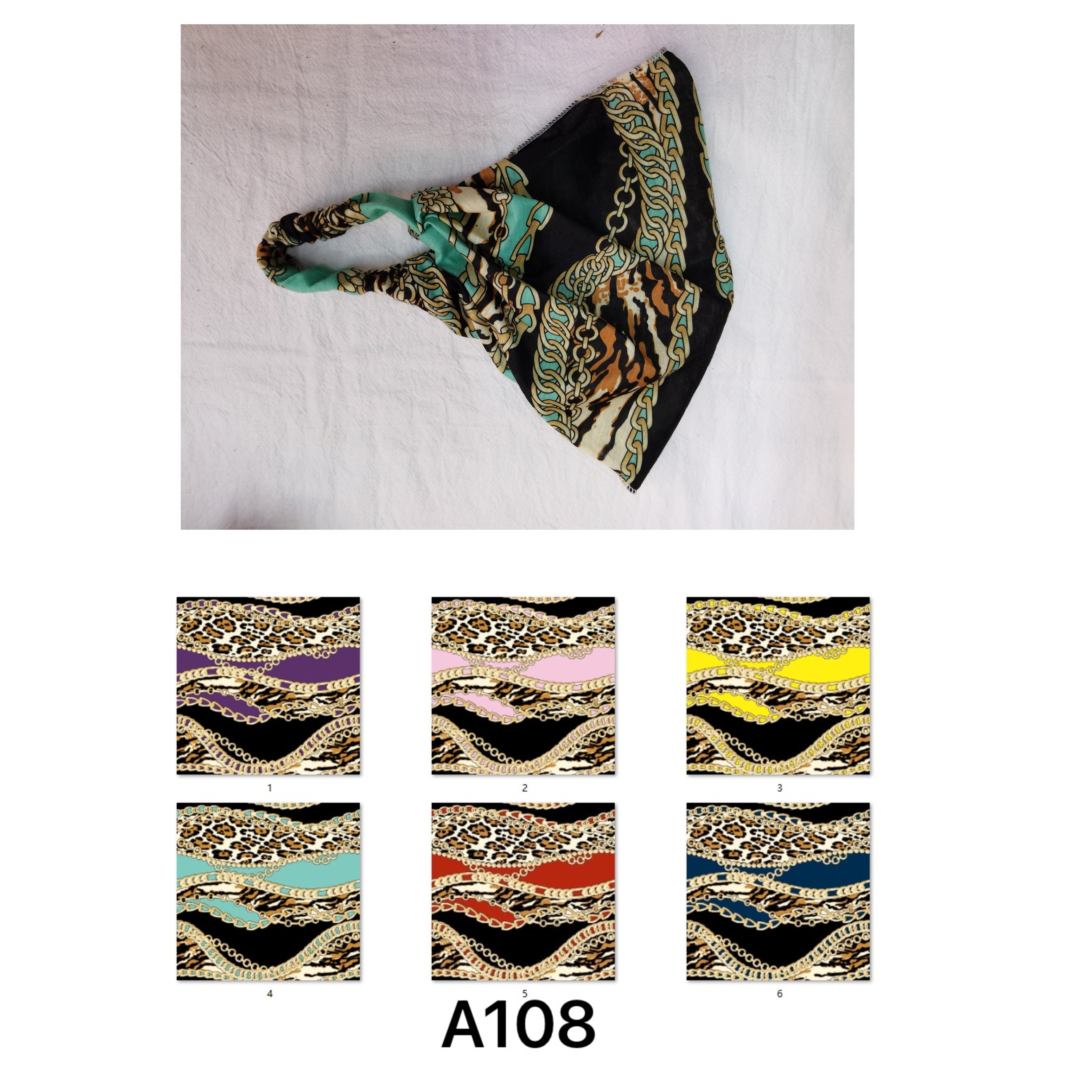 儿童刺绣大丝巾棉麻印花围巾项链头巾