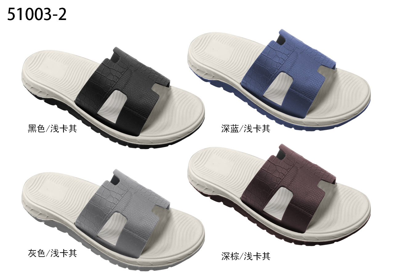 Men's outdoor flip-flops and beach flip-flops for summer details Picture