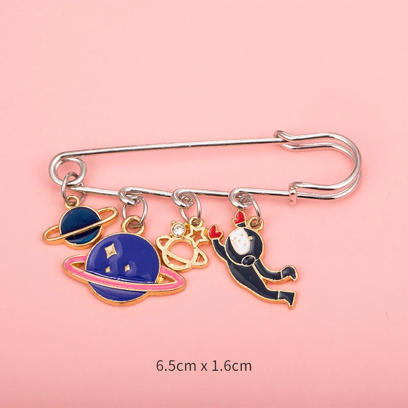 Fashionable waistband pin accessories, clothing waistline reduction, waistband buckle to prevent exposure brooch, women's trousers buckle pin supply, Muslim women's headscarf buckle detail image 9