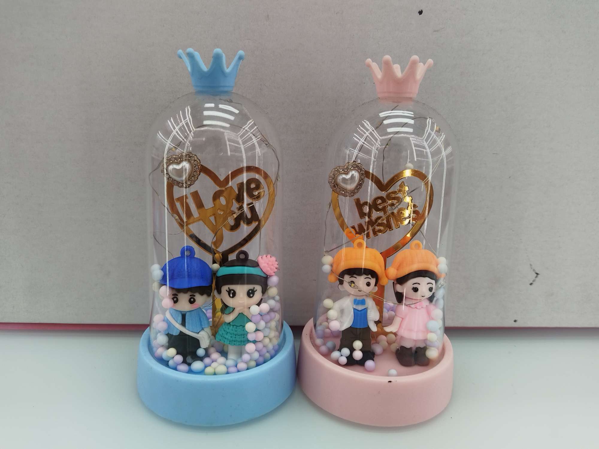 工礼品塑料工艺品灯光画小摆件