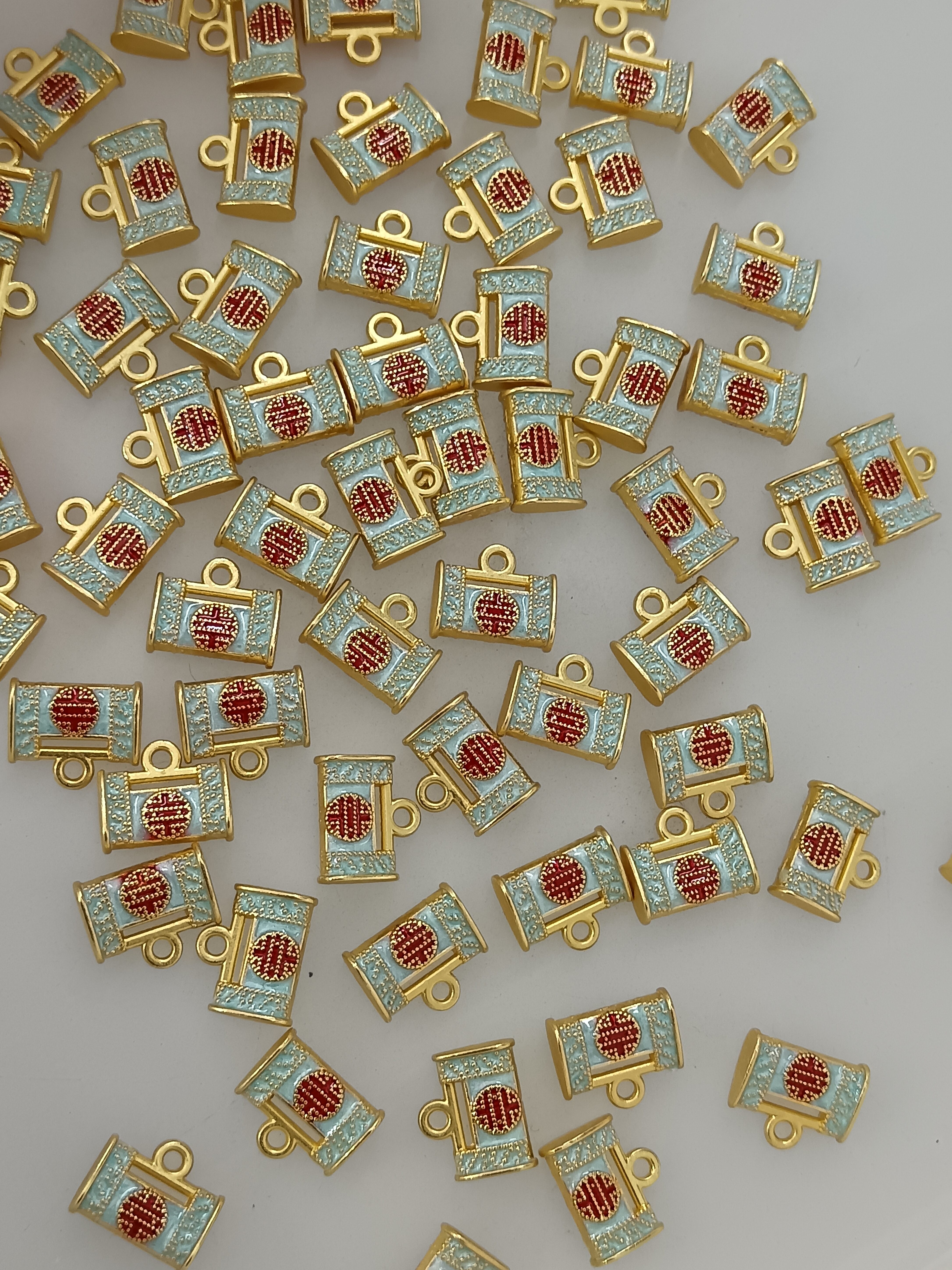 滴油/玉吊坠/不对称蝴蝶小配件/流苏/发圈产品图