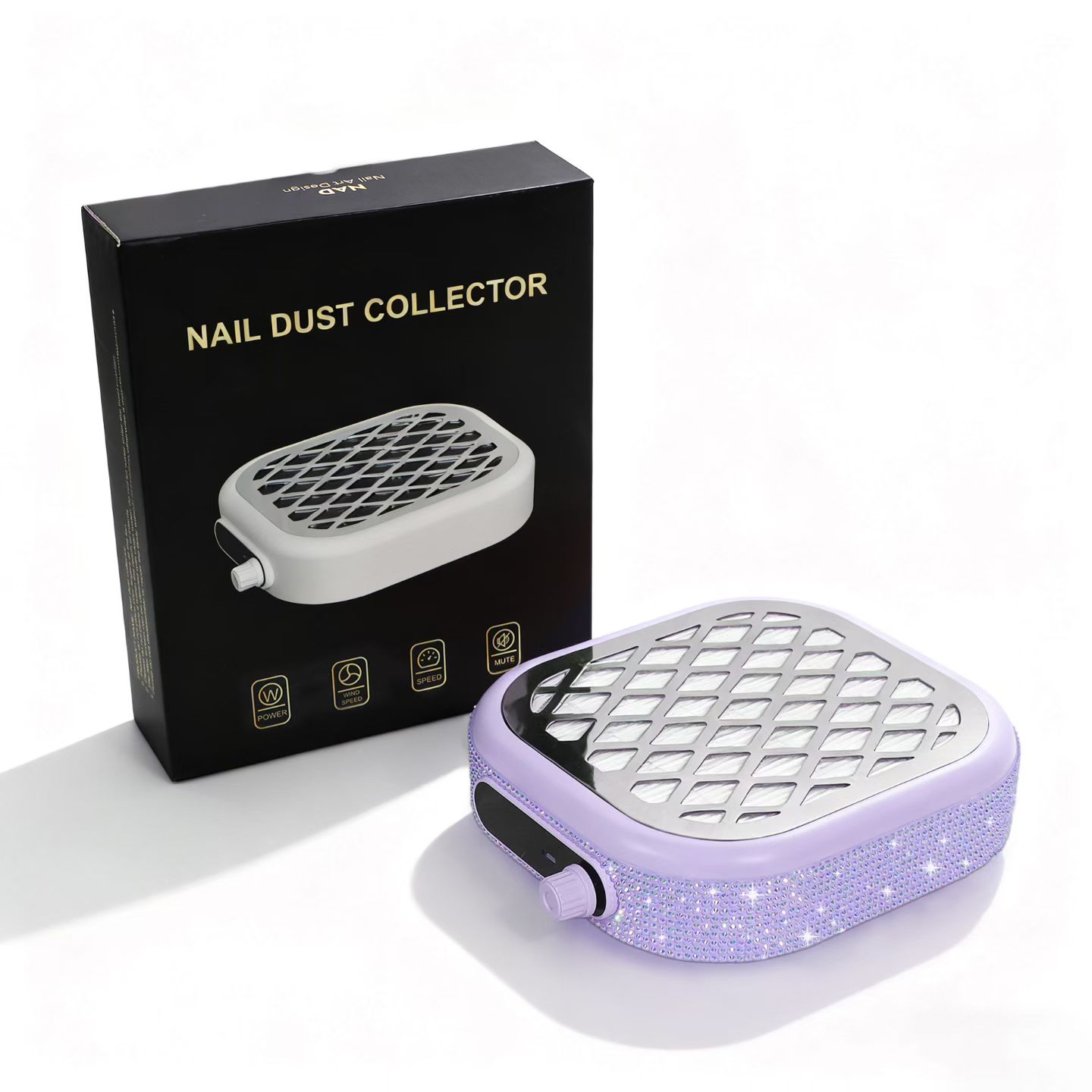 Portable battery-powered nail vacuum cleaner, high-power and high-speed nail vacuum cleaner without cannon dust, desktop mobile nail vacuum cleaner detail image 10