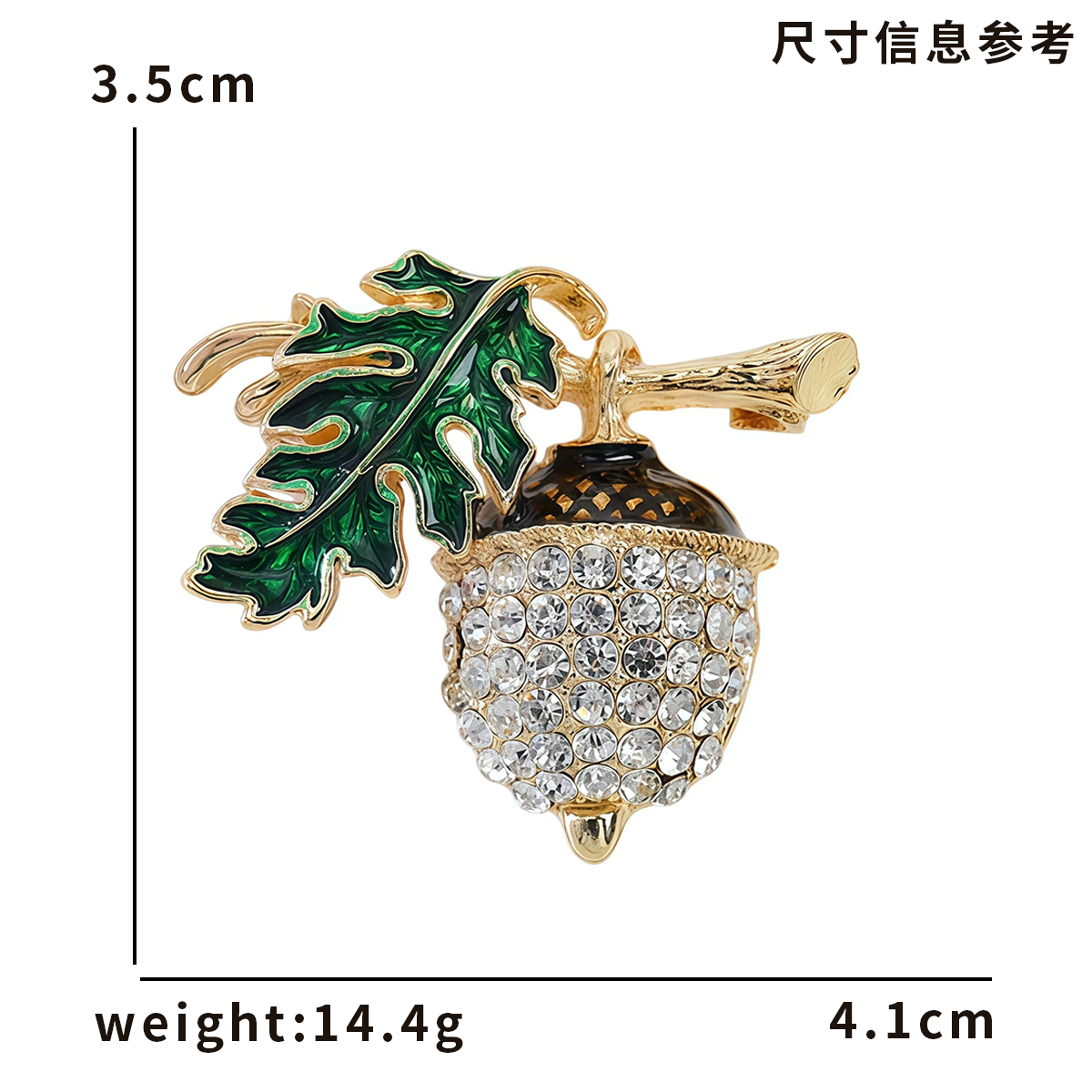 银饰胸针/胸针/滴油徽章/滴油胸针徽章/胸针女士收腰时尚产品图