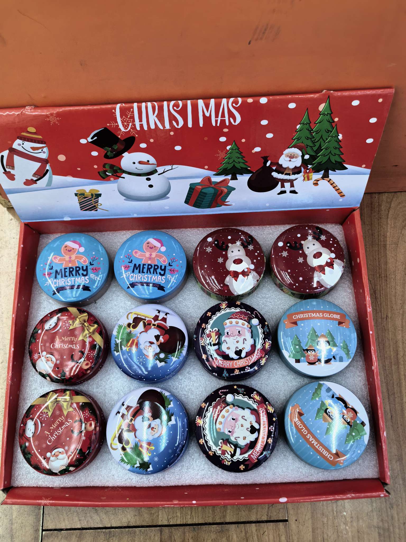 铁罐蜡烛，装饰蜡烛